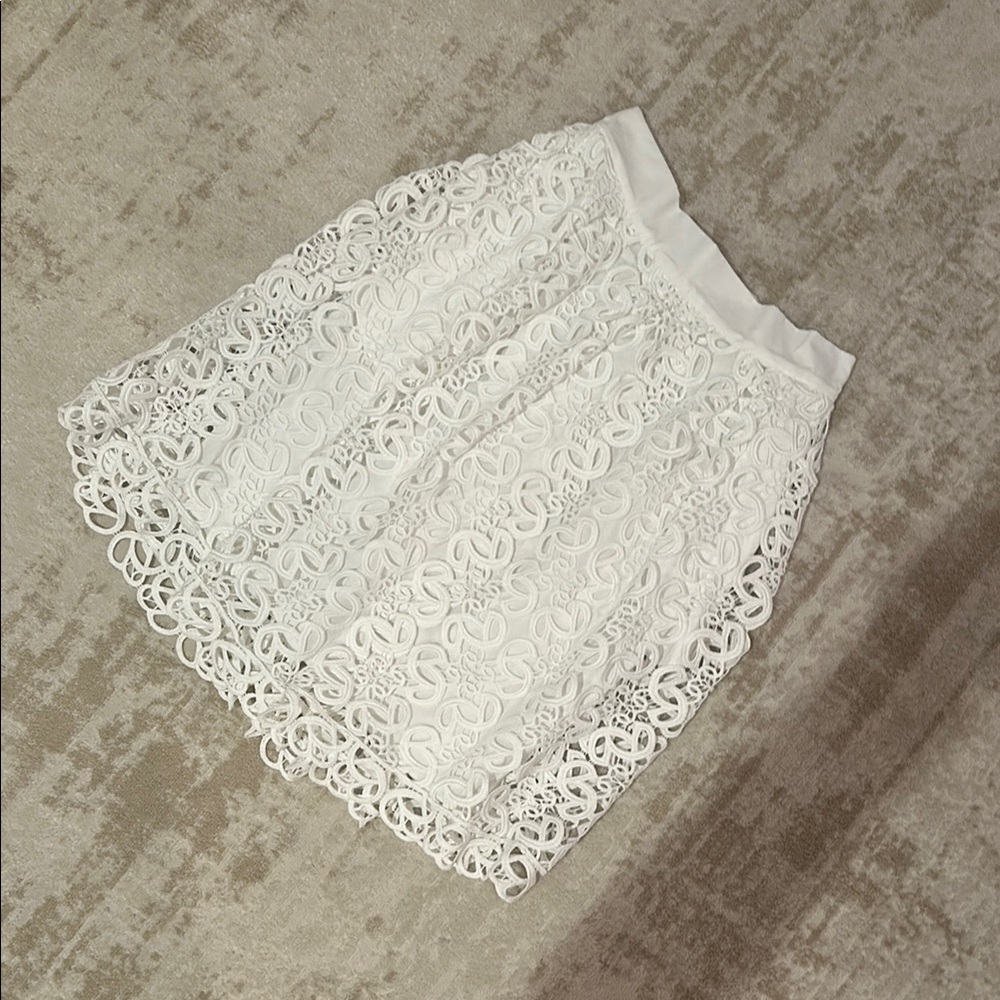 Elie Saab sample size 2/ 4 Elegant White Lace Skirt